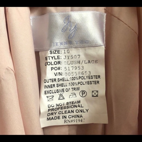 Jenny Yoo lace bridesmaid Dress #507 - Picture 3 of 4